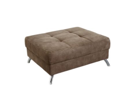 Voetenbank San Francisco 103x86cm stof cognac