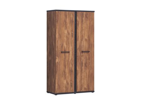 Kleerkast Ellen 108cm - decor - acacia/zwart