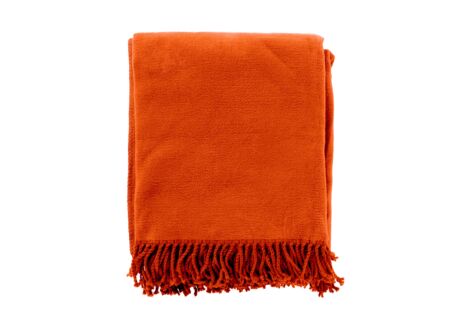 Plaid Annabella 150x200cm katoen polyester potters clay