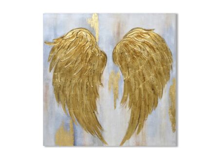 Schilderij Golden Wings 100x100cm