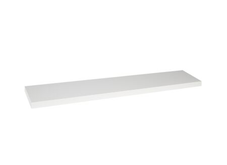 Wandplank 120x23,5x3,8cm wit
