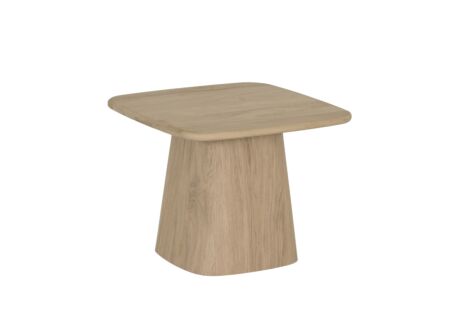 Bijzettafel Tsingy 58x58x46cm - eik massief & fineer - naturel