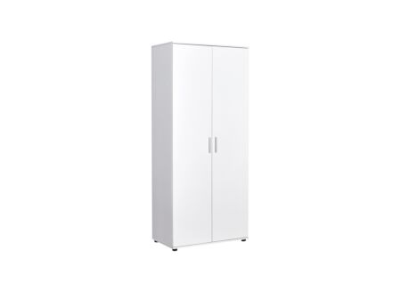 Kleerkast Sydney 80cm - melamine - wit