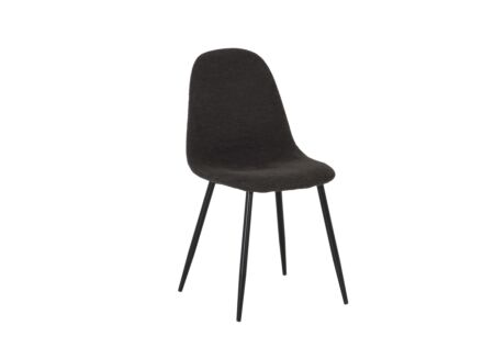 Stoel Charlton 44x53x87cm - stof - espresso