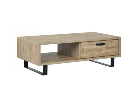 Salontafel Como 1 bruin met opbergruimte