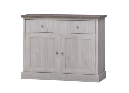 Commode Eline 110x45x88cm - decor - white oak/autumn oak