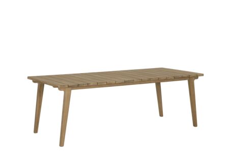 Tuintafel Iguana 220x100cm - teak massief - naturel