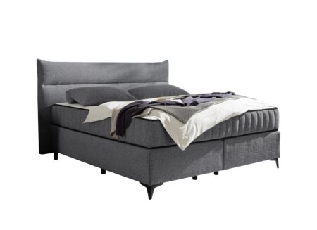 Boxspring Vlieland 180x200cm - stof - antraciet