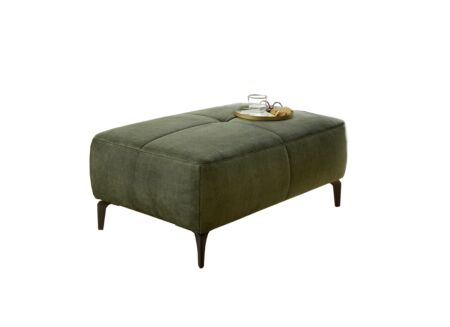 Voetenbank Saulo 114x81cm stof groen