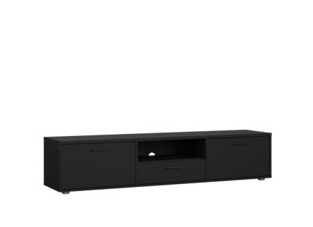 Tv-meubel Media zwart 177cm