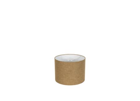 Abat-jour Ø15cm - tissu - caramel