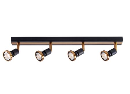 LED spot met 4 spots 5W GU10