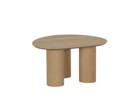 Salontafel Cappa 75x60cm - eik fineer - naturel