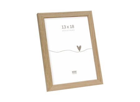 Fotokader 18x13cm - hout & glas - bruin