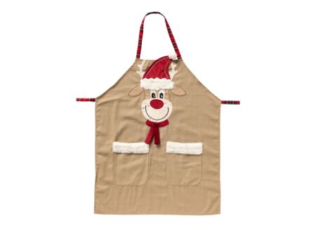 Keukenschort Rudolph Chef - polyester & katoen - tobacco brown