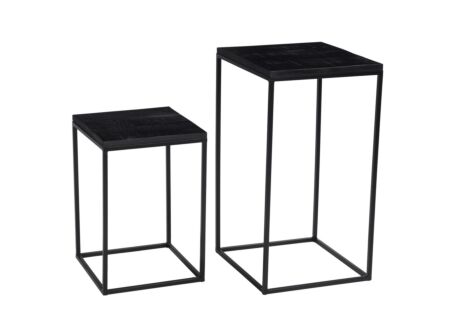 Bijzettafel Maya 35x35cm set van 2