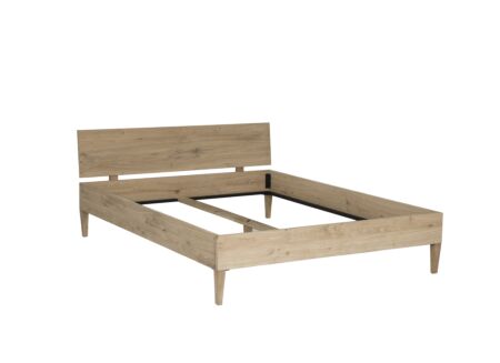 Bed Notte 180x200cm - eik massief & fineer - naturel