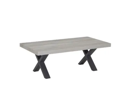 Table de Salon gris noir - Table basse 130x65cm - décor - dark forest