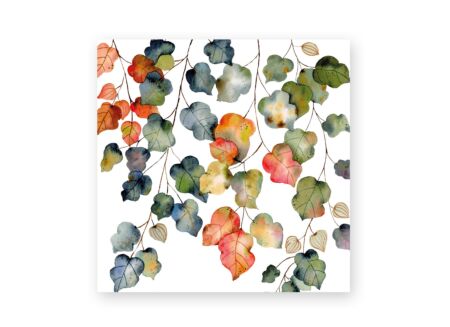 Serviette Bright Fall 25x25cm multicolor 20 stuks