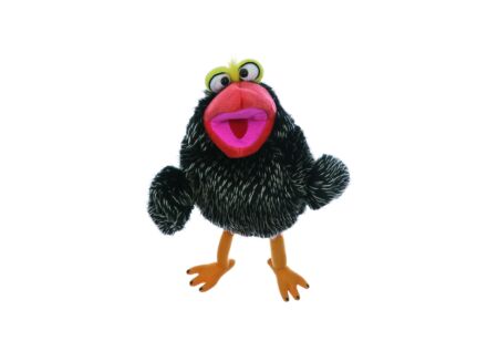 Handpop Patrizius Piepspatz H25cm - polyester - multicolor