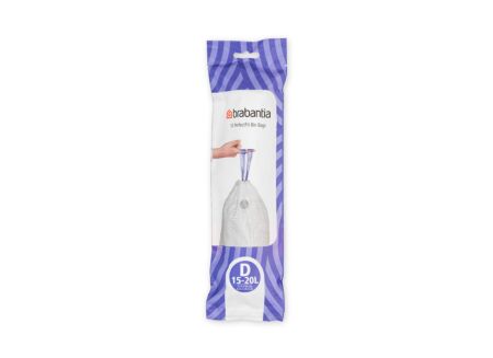 Afvalzak Recycled Brabantia 15-20L maat D