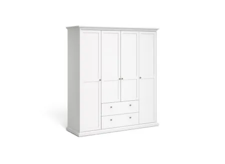 Kleerkast Paris 181cm - decor - wit