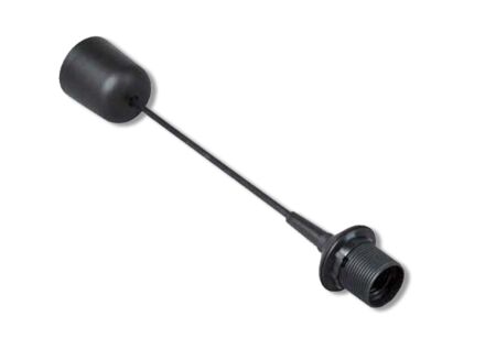 Hanglamp 60W E27 zwart