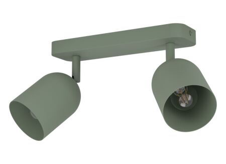 Opbouwspot Tilston met 2 spots 40W E14 groen