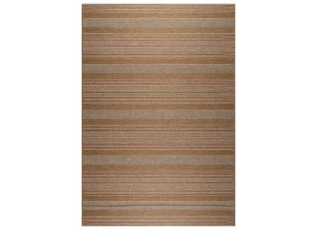 Tapijt Makabi 240x340cm - polyester & polypropyleen - bruin