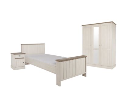 Kinderkamer met 2-deurs kast crystal oak