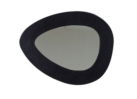 Spiegel Uovo 67x53cm zwart