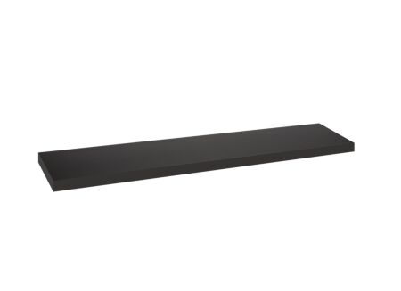 Wandplank 120x23,5x3,8cm zwart
