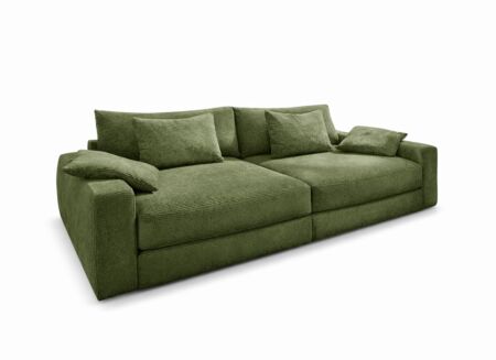 Zetelbed Milano 1-persoons - stof - groen