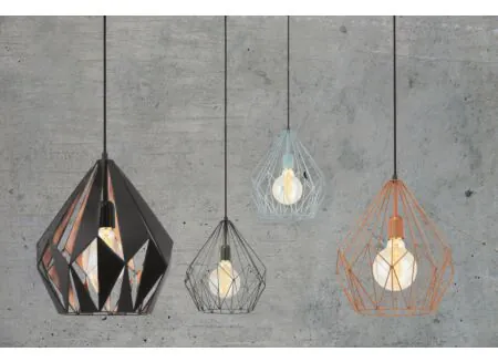 Foto ambiance - Suspension Carlton Ø31cm 60W E27