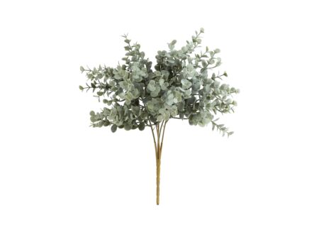 Decoratietak Eucalyptus James H30cm - kunststof - groen/geel
