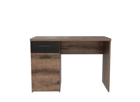 Bureau Jacky 110x53cm - meubelplaat - modder eik/zwarte eik