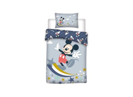 Dekbedovertrek Mickey 100x140cm - katoen - multicolor