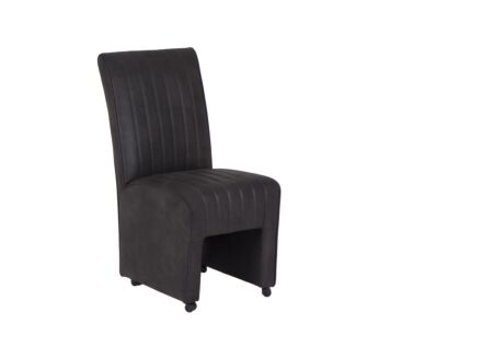 Stoel Rubino  49x57x100cm - microvezel - anthraciet