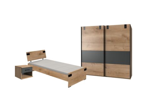 Kinderkamer Liverpool  met schuifdeurkast 180cm