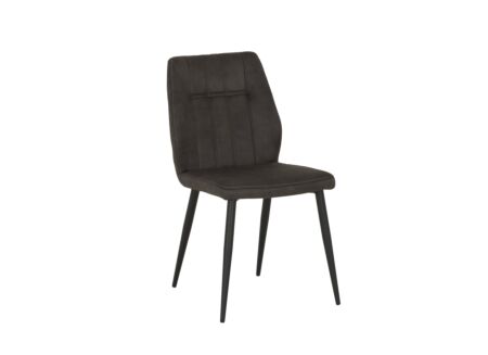 Stoel 47x55x89cm - stof - grijs