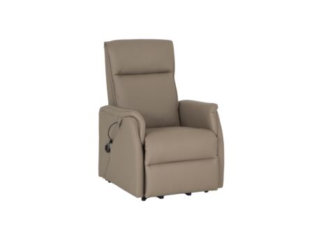 Relaxzetel Pope elektrisch lederlook earth