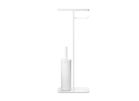 Toiletbutler MindSet 12,50x75,50cm - kunststof & staal - mineral fresh white