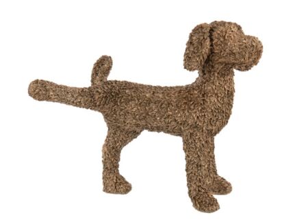 Beeld Hond 58,5x25x44cm - polystone - goud