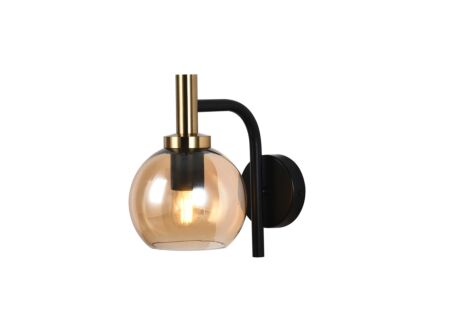 Wandlamp amber 60W E27