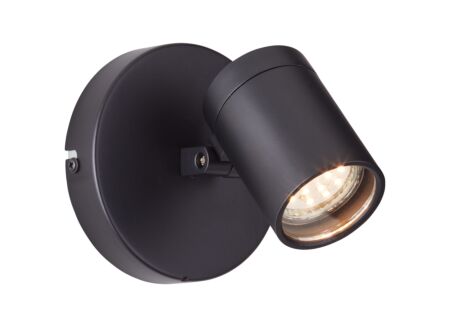 Wandspot Alessia mat zwart 5W GU10