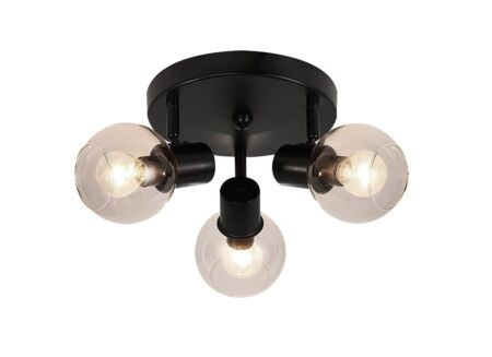 Plafondlamp Ø17cm 3x40W E14