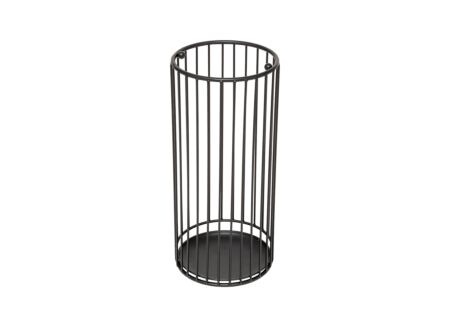 Paraplubak Metty Ø21x47cm - staal - zwart