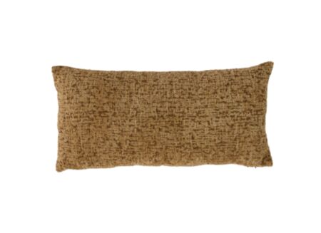 Kussen Esbly 60x30cm - stof - licht goud