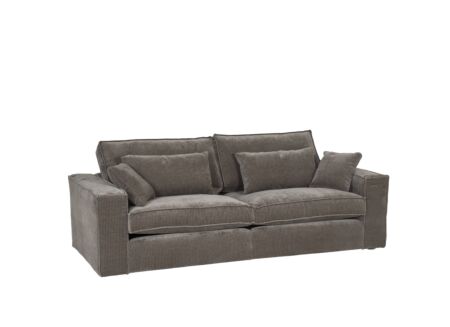 Zetel Marlon 3-zit - stof - bruin
