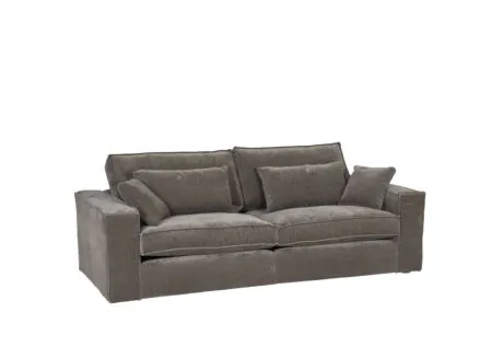 Zetel Marlon 3-zit - stof - bruin